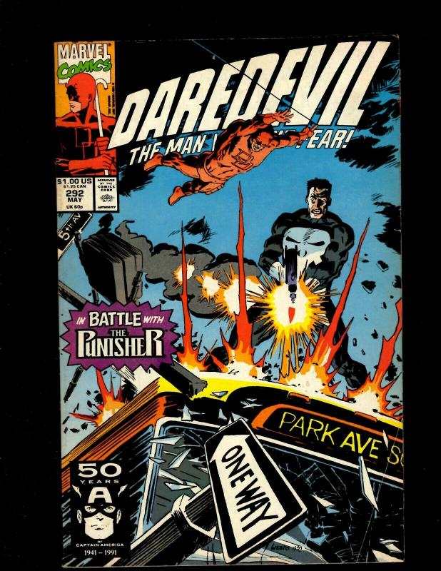 10 Daredevil Marvel Comic Books #257 273 291 292 293 297 298 299 300 306 HY2