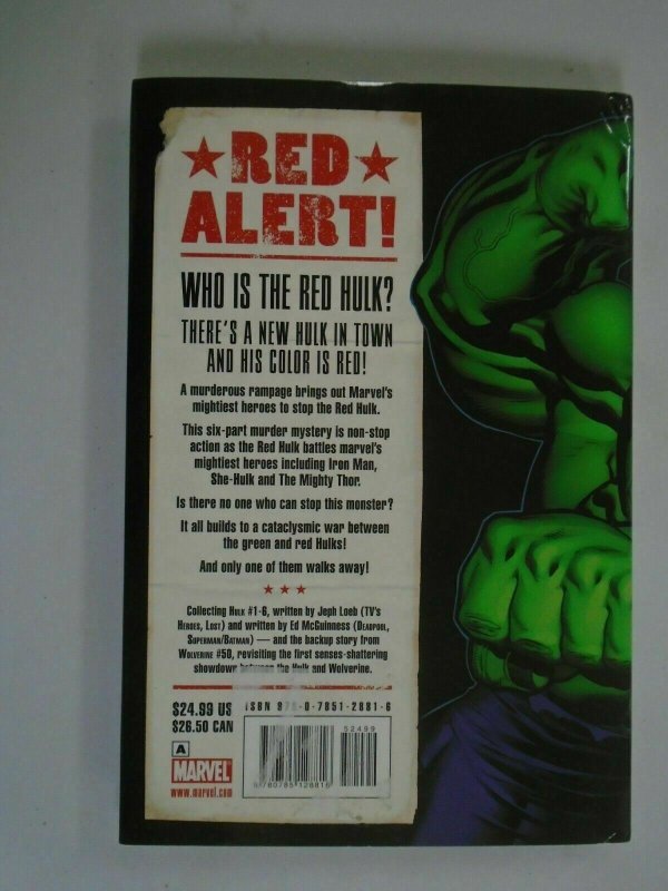 Hulk Green Hulk/Red Hulk HC #1 6.0 FN (2009)