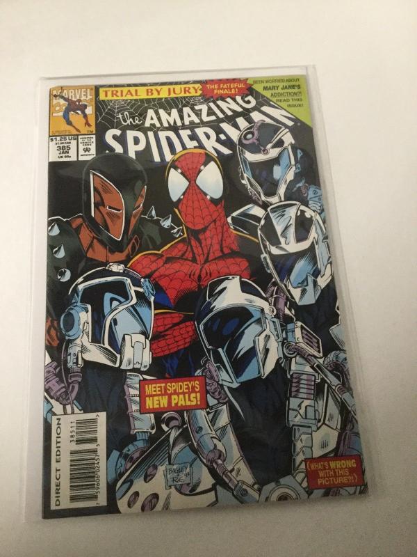 The Amazing Spider-Man 385 Nm Near Mint Marvel