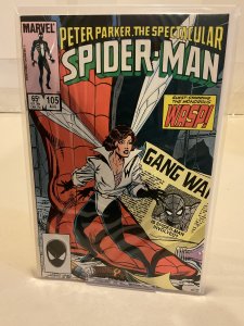 Spectacular Spider-Man #105  1985  VF