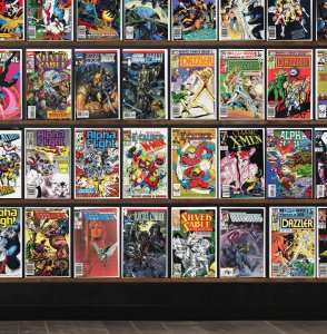 Huge Lot 150+ Comics with Excalibur, Alpha Flight, Classic X-Men & More!