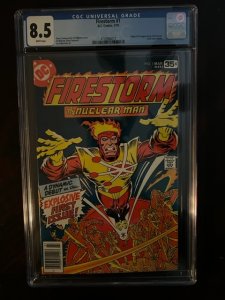 Firestorm, The Nuclear Man #1 (1978) - CGC 8.5 - 1st App of Firestorm!