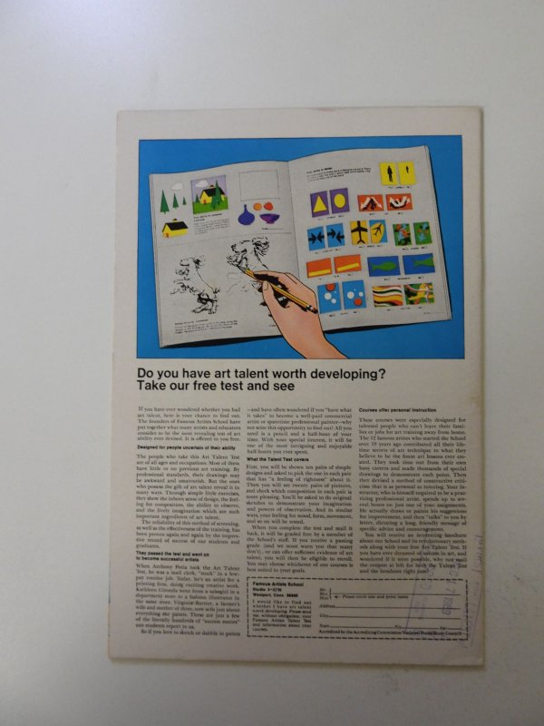 The Silver Surfer #13 (1970) FN/VF condition stamp back cover