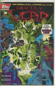 Dracula Vlad The the Impaler #3 of 3 Sealed W Cards Topps Comics Apr 1993 (VFNM)