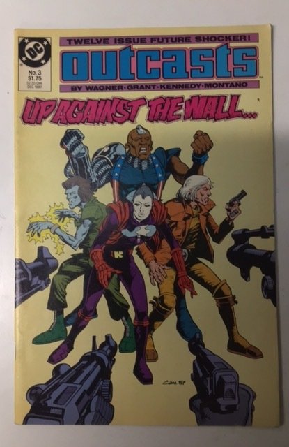 Outcasts #1, 2 & 3(1987)DC Comics (lot of 3)  Wagner Grant Kennedy Mantano