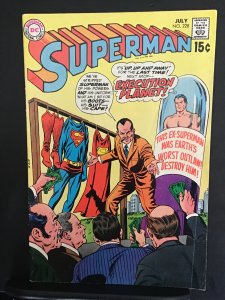 Superman #228 (1970)  superman up for auction cover! Mid high grade FN/VF