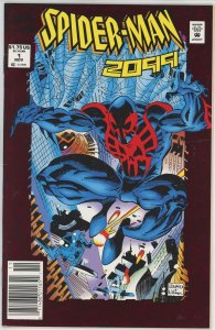 Spider-Man 2099 #1 (1990) - 9.0 VF/NM *1st Full App Miguel O'Hara Newsstand 