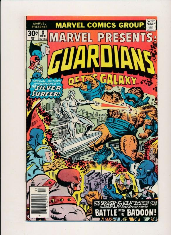 Marvel Presents GUARDIANS OF THE GALAXY #8 Dec 1976 FINE (PF388) 