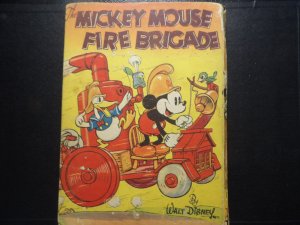 The Mickey Mouse Fire Brigade by Walt Disney 1936 First Edition Donald Duck