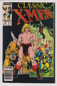 Marvel Comics! Classic X-Men! Issue #21! 