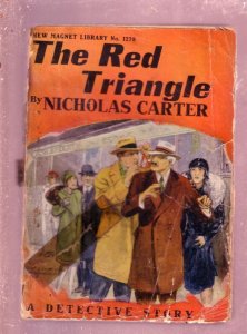 PULP:  NEW MAGNET LIBRARY-#1278-RED TRIANGLE-NICK CARTER FR