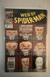 Web of Spider-Man #52 Newsstand Edition (1989)