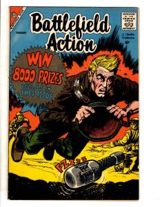 Lot Of 8 Battlefield Action Charlton Comic Books # 17 20 23 25 55 56 60 61 JL40