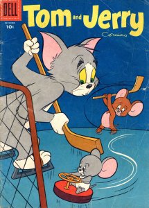 Tom And Jerry Comics #137 FN ; Dell | December 1955 Ice Hockey Cover