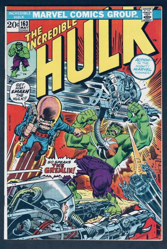 The Incredible Hulk #163 (1973) VF+