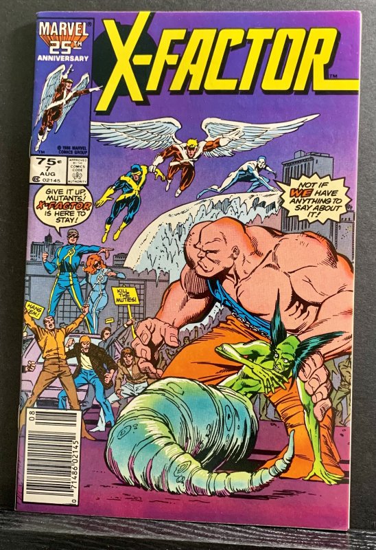 X-Factor #7 (1986) Ron Frenz / Josef Rubinstein Cover 1st Skids / Bulk Newsstand