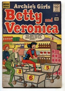 Archie's Girl's Betty And Veronica #103--comic book--1964--grocery cart drag ...