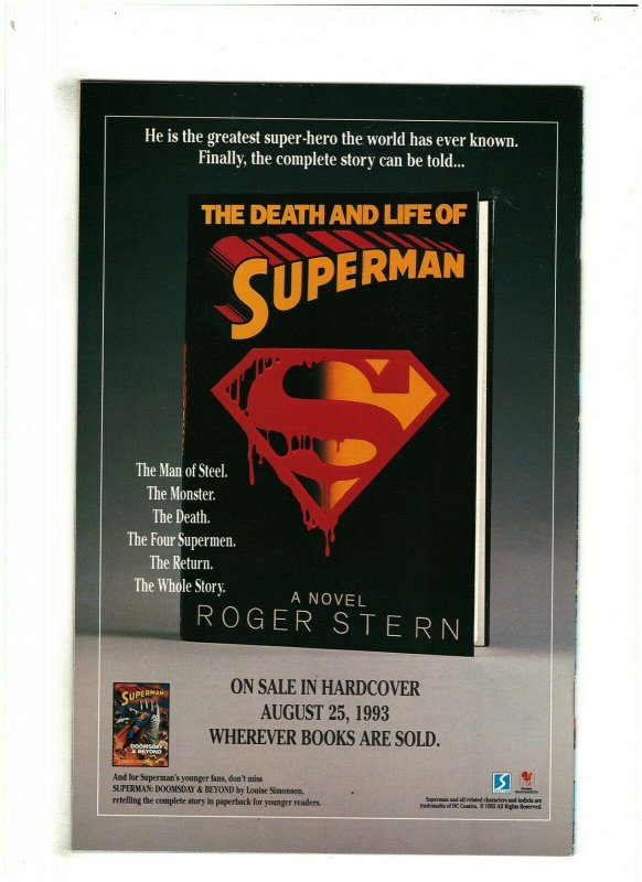 Action Comics #691 NM- 9.2 DC Comics 1993 Superman Reign of the Supermen