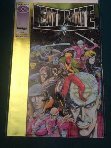 Deathmate Yellow reflective cover Prologue Image comics crossover