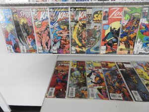 Huge Lot of 130+ Comics W/ Wolverine, Spider-Man, Daredevil Avg. VF Condition.