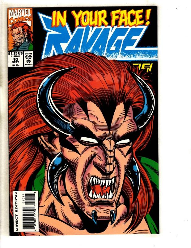 Lot Of 11 Ravage 2099 Marvel Comic Books # 1 2 3 4 5 6 7 (2) 8 9 10 DB11