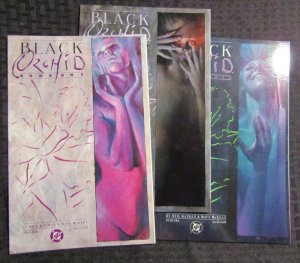 1988 BLACK ORCHID Book 1 2 & 3 by Gaiman & McKean SC NM 9.4 LOT of 3 DC Comics