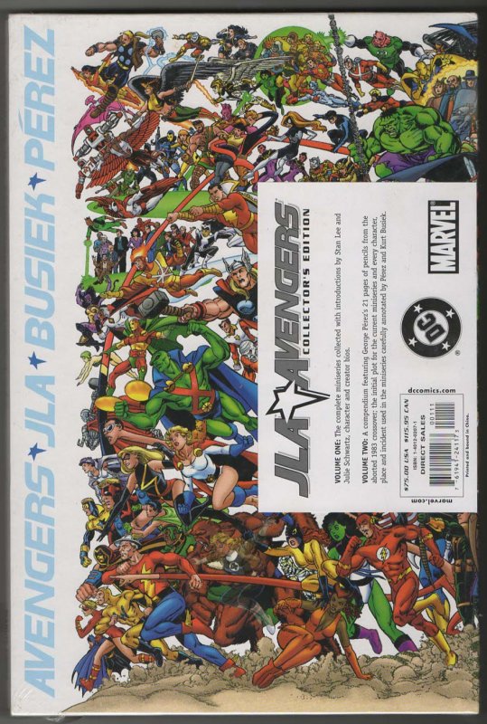 JLA/Avengers Collectors Edition New Sealed Slipcase George Perez NM