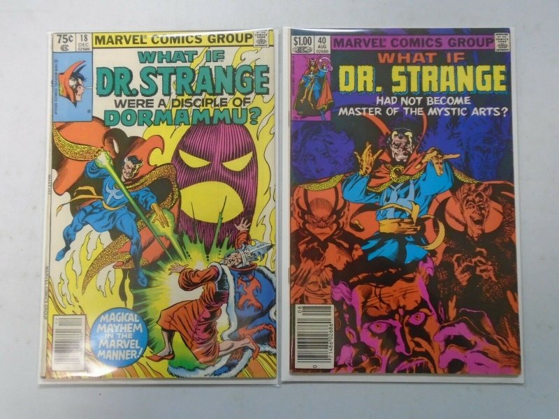 What If? lot 2 diff Doctor Strange issues avg 7.0 FN VF (1979+83 1st Series)