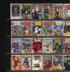 Huge Lot 150+ Comics with The Mighty Thor, Iron Man, Thor, Ghost Rider & More!
