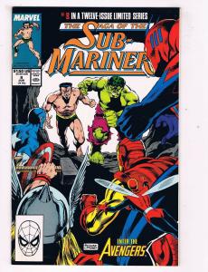 The Saga Of The Sub Mariner #8 VF Marvel Comics Comic Book Jun 1989 DE40 AD14