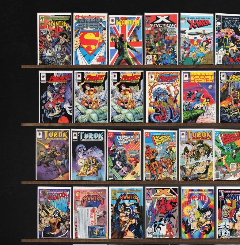 Huge Lot 150+ Comics with Magnus Robot Fighter, Mantra, X-Factor & More!