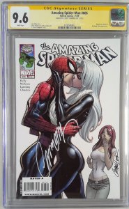 AMAZING SPIDER-MAN #606 CGC 9.6 SIGNED J SCOTT CAMPBELL YELLOW LABEL (SLAB GR...