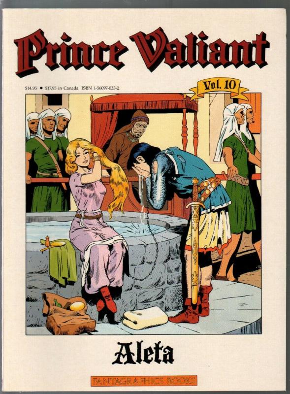 Prince Valiant #10 1990-Fantagraphics-color reprint-Hal Foster-Aleta-VF