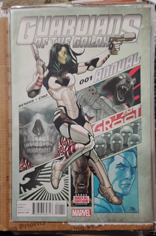 guardians of the galaxy annual  # 1  2015 Marvel   shield nick fury