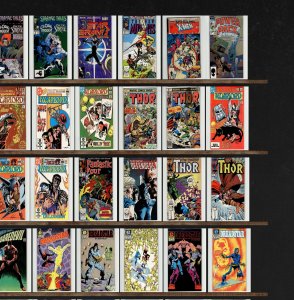 Huge Lot 150+ Comics with Power Pack, Warlord, Thor, Iron Man & More!