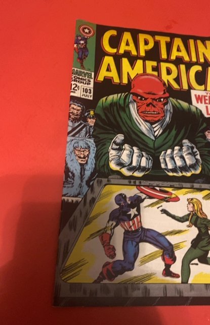 Captain America #103 (1968) Sharon carter id revealed