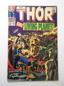 Thor #133 (1966) VG+ Condition moisture stains, stamp bc