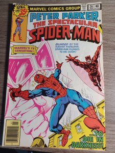 Spectacular Spider-Man #26 VG- Daredevil Marvel Comics c219