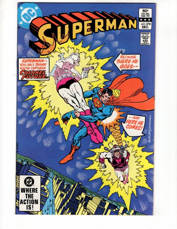 Superman #378 Direct Edition (1982) VF/NM / ID#197