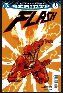 Flash #1 Rebirth (Aug 2016, DC)  9.2 NM-