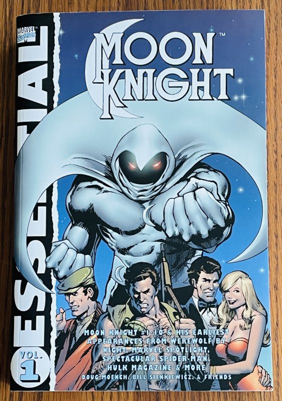 ESSENTIAL MOON KNIGHT VOLUME 1 Marvel Comic Book TPB Werewolf by Night #32 MCU