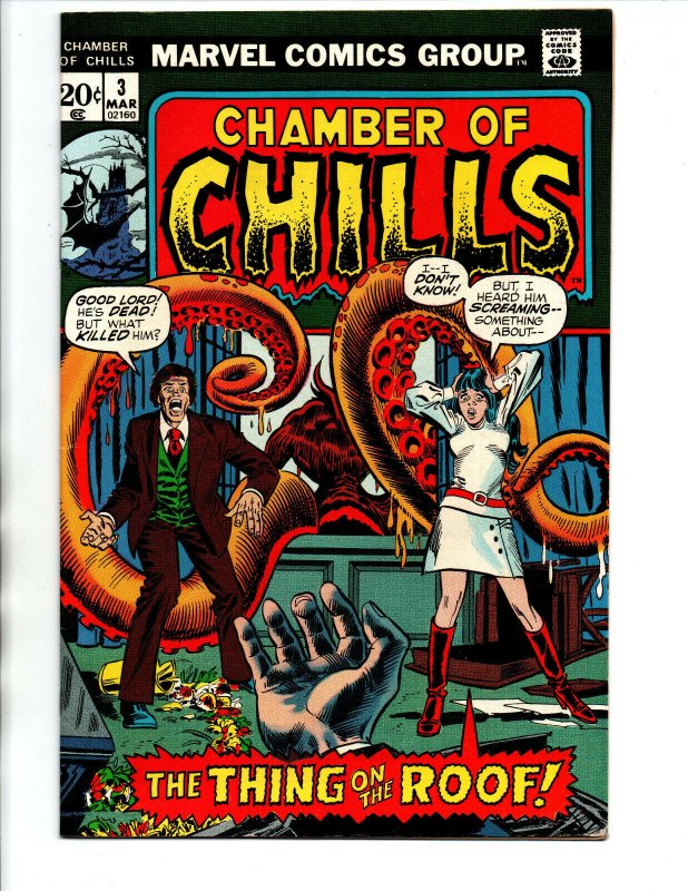 Chamber of Chills #3 - Thing on the Roof - Horror - 1973 - (-NM)