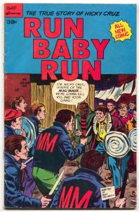 Run Baby Run Christian Comic Book Nicky Cruz Vg Hipcomic