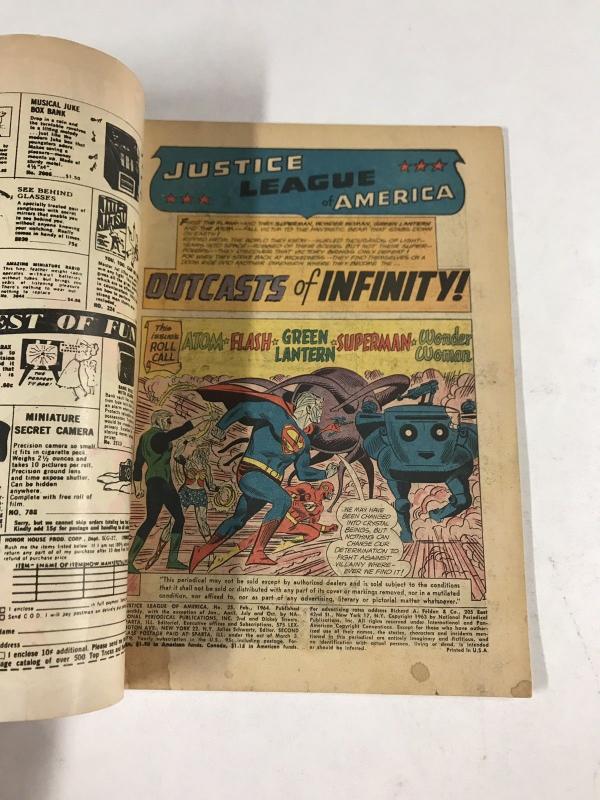 Justice League Of America 25 3.0 Gd/by Good / Very Good Dc Silver Age