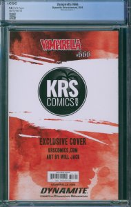 Vampirella #666 CGC 9.8 2024 - KRS Comics Edition A