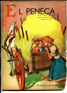 El Peneca #1810-8/21/1943-from Chile includes Sandar-Tarzan imitator-FR