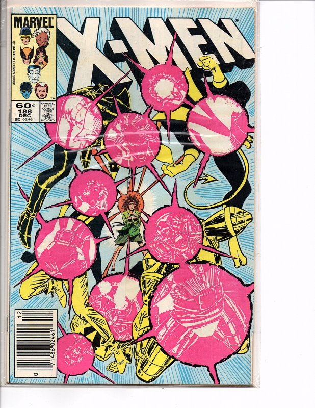 Marvel Comics Uncanny X-Men #188 Chris Claremont Story John Romita, Jr. Art