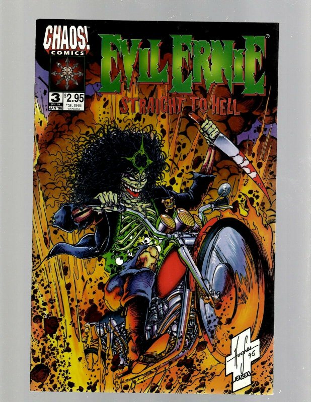 Lot Of 10 Comic Books Evil Ernie Straight To Hell # 1 Ash 1 1 2 2 3 3 4 5 5 HY5