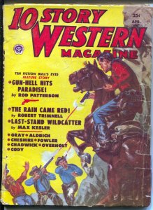 10 Story Western 4/1952-Popular-Norman Saunders-Pecos Kid-pulp thrills-VG