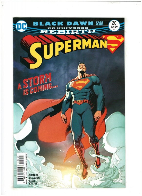 Superman #20 NM- 9.2 DC Rebirth 2017 Gleason Cover  